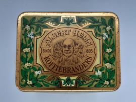 Vintage blik Albert Heijn koffiebranders sinds 1895