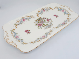 Vintage cakeschaal Royal Standard Fine Bone China, Mandarin