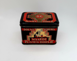 Vintage waardepuntenblik Douwe Egberts