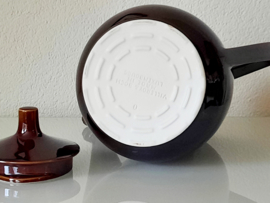 Jaren '60 bruine koffiepot Villeroy & Boch (maat 0)