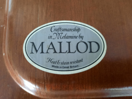 Jaren '70 dienblad met bloemenprint van Mallod
