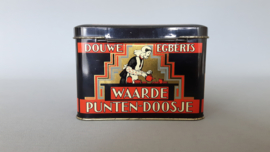 Vintage blik waardepunten Douwe Egberts