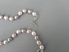 Vintage faux pastel parelketting Monet