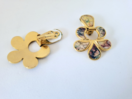 Vintage oorbellen met clips