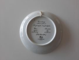 Vintage bordje maand januari Hutschenreuther