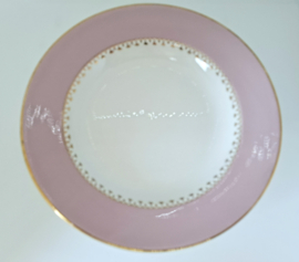 Brocante soepborden met pastelrand, merk L'amandinoise