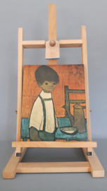 Retro afbeelding voor kinderkamer