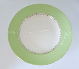 Brocante soepborden met pastelrand, merk L'amandinoise