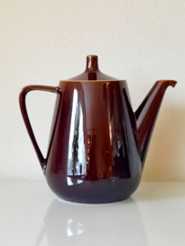 Jaren '60 bruine koffiepot Villeroy & Boch (maat 0)