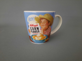 Vintage mok of beker Kellogg's Cornflakes