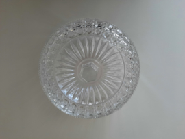 Vintage koektrommel van glas Arcopal en kristal