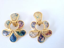 Vintage oorbellen met clips
