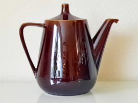 Jaren '60 bruine koffiepot Villeroy & Boch (maat 0)