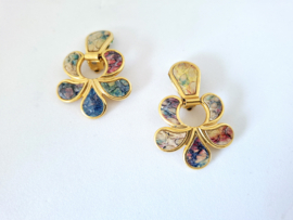 Vintage oorbellen met clips