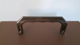 Vintage cassettekoffer bruin/beige DSB