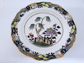 Vintage porseleinen bord, wandbord, Chinoiserie