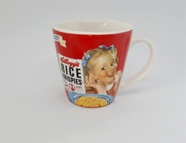 Twee mokken Rice Crispies Kellogg's, jaren '80 (per stuk)