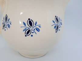 Brocante kan van Annaburg, wit met blauw, Duitsland