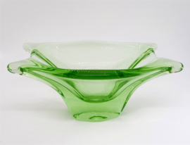 Groene schaal Muranoglas