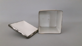 Vintage Engels theeblik jaren '50