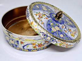 Albert Heijn blik Royal Blue, vintage 1966
