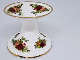 Vintage kandelaar Old Country Roses, Bone China, Royal Albert