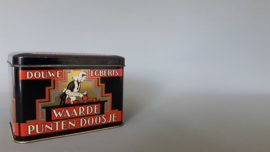 Vintage blik waardepunten Douwe Egberts