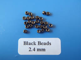 Brass Black Beads