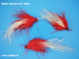 Bailes Out Minnow 2/0 red/white