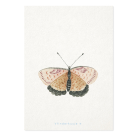 Luxe ansichtkaart Vlinder 'Lief'