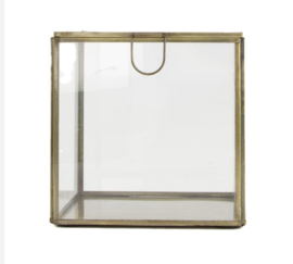 Glazen box / 13,5 x 13,5 x 13,5 cm