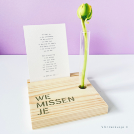 Gedenkplekje 'We missen je'