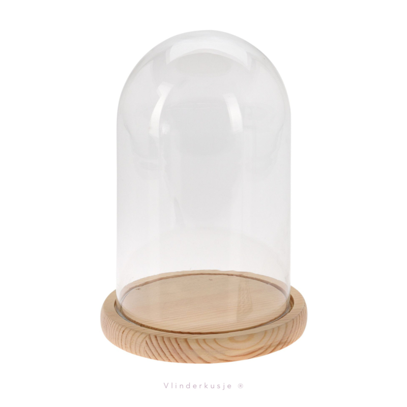 mist lof Aanmoediging Glazen stolp met licht | ➳ Stolpen & potjes voor kleine schatten |  Vlinderkusje