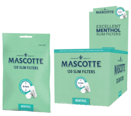 Mascotte Slim Filters Menthol 6 mm