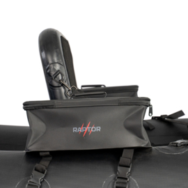 Raptor Belly Boat 180 met EVA tassen- zwart carbonlook