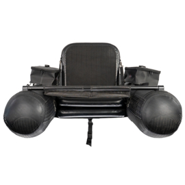 Raptor Belly Boat 180 met EVA tassen- zwart carbonlook