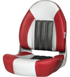 Tempress ProBax High-Back bootstoel rood/grijs/carbon