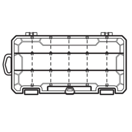 Flambeau Tuff Tainer 3003TTD - 23,2 x 12,7 x 3,2cm