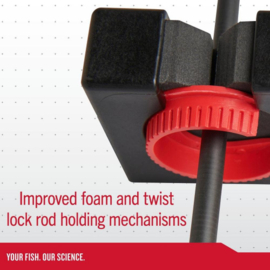 Berkley BRMTL horizontaal hengelrek 4-voudig met Twist Lock