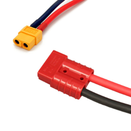 Voltium Energy adapter kabel XT60 female naar SB50 rood 0,15m