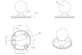 RAM Drill-Down Base C/1,5"