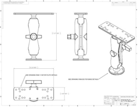 RAM Standard Double Ball Mount C/1,5" - Standaard