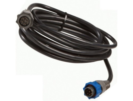 Lowrance XT-20BL 7-pin blauwe connector verlengkabel 6,0mtr