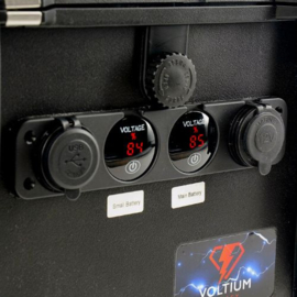 Voltium Energy LiFePO4 Outdoor BatteryBox 12V/100+20Ah