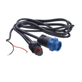 Lowrance Y-kabel 7-pin blauw en voeding naar Uni-plug