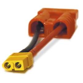 Jarocells verloopkabel SB50 oranje naar XT60 female 0,15mtr