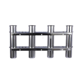 Visboot Totaal hengelhouder voor 4 hengels RVS