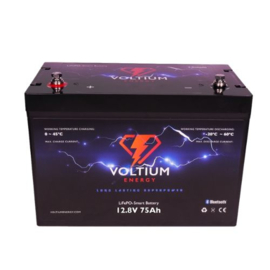 Voltium Energy LiFePO4 Smart Battery 12V/75Ah