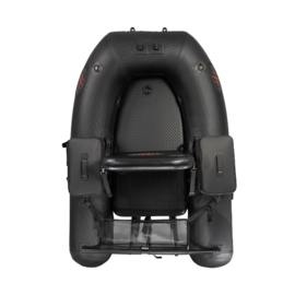 Raptor Belly Boat 180 met EVA tassen- zwart carbonlook