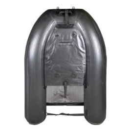 Raptor Belly Boat Wide 180 met zijtassen – zwart carbonlook